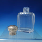 English Estate Sterling Silver and Glass Bottle London c.1914 4" Tall (#5597)