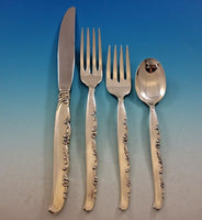 Flower Lane by Oneida Sterling Silver Flatware Set for 8 Service 39 pieces