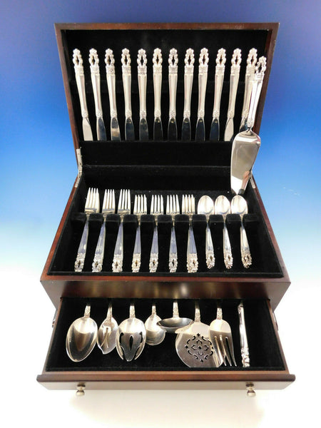 Sovereign Hispana by Gorham Sterling Silver Flatware Set Service Place 58 Pieces