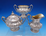 Louis XV by Reed and Barton Sterling Silver Demitasse Set 4pc #D712C (#7635)