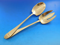 Faneuil Gold by Tifffany Sterling Silver Flatware Set Service Vermeil 133 pc Din
