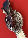 Saxon Stag by Gorham Sterling Silver Berry Spoon GW w/Rectangular End 8 3/4"