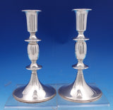 Empire Sterling Silver Candlestick Pair #634 7" x 3" Weighted (#8826) Lovely!