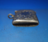 Smith and Bartlam English Estate Sterling Silver Match Safe Vermeil Ivy #6842-2