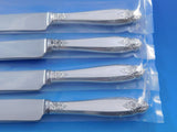 Prelude by International Sterling Silver Steak Knife Set 4pc Texas Sized Custom