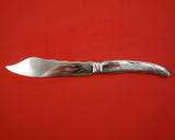 Lap Over Edge Acid Etched by Tiffany and Co Sterling Fish Knife HHAS Fish Eel