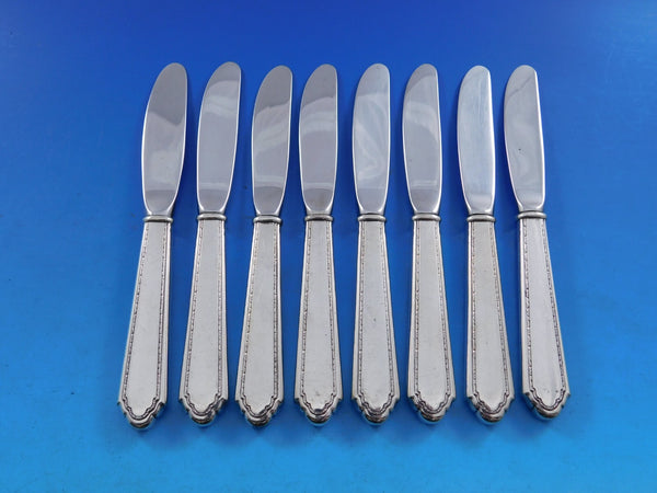 William and Mary by Lunt Sterling Silver Butter Spreader HH Modern Set of 8 pcs
