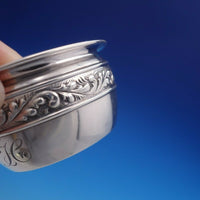 Saint Cloud by Gorham Sterling Silver 3 Piece Salt Pepper & Spoon Set (#4107)