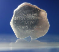 Eagle by Allan Adler Sterling Silver Paperweight 3 1/4" x 1 1/2" 5.8ozt. (#6040)