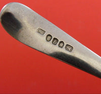 Thomas Wallis II English Georgian Sterling Silver Berry Spoon w/Embossed Peaches