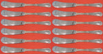 Louis XIV by Towle Sterling Silver Butter Spreader flat handle Set 12 pcs