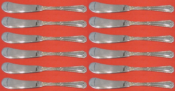Louis XIV by Towle Sterling Silver Butter Spreader flat handle Set 12 pcs