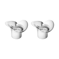 Bloom Botanica by Georg Jensen Stainless Steel Tealight Candleholders 2 pc - New