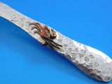 Lap Over Edge Mixed Metals by Tiffany and Co Sterling Teaspoon with Crab Seaweed