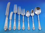 Lansdowne by Gorham Sterling Silver Flatware Service 12 Set 96 pc Dinner Mono M