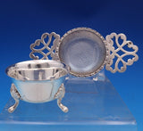 A. Chick and Sons Ltd English Estate Sterling Silver Tea Strainer 2pc (#8327)