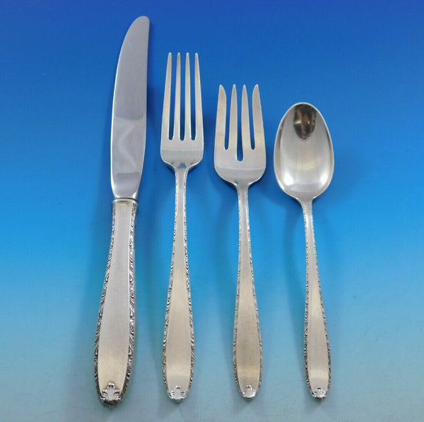 Southern Charm by Alvin Sterling Silver Flatware Set for 8 Service 32 Pcs