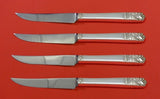 Mansion House by Oneida Sterling Silver Steak Knife Set 4pc HHWS  Custom 8 1/2"