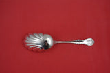 Wild Rose by International Sterling Salad Serving Spoon shell bowl 9"