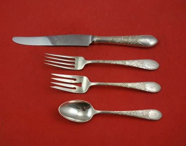 Colonial Engraved by Gorham Sterling Silver Dinner Size Place Setting(s) 4pc