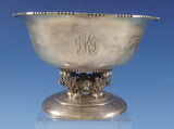 Quaker Silver Co. Sterling Silver Bowl with 3-D Lions Head 8 1/4" Diameter #0753