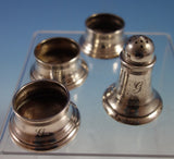 Gorham Sterling Silver Pepper Shaker and Three Salt Dips #700 (#2137)