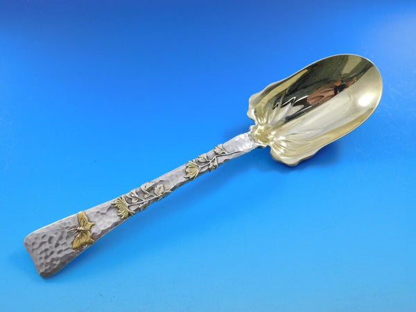 Lap Over Edge Mixed Metals by Tiffany and Co Sterling Silver Salad Serving Spoon