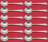 Faneuil by Tiffany and Co. Sterling Silver Cream Soup Spoon Set of 12 pcs 6 3/4"