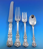 English King by Tiffany & Co Sterling Silver Flatware Set Service 60 pcs Dinner