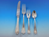 Hepplewhite Eng by Reed & Barton Sterling Silver Flatware Set Service 34 pcs
