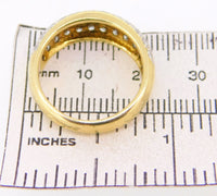 14k Yellow Gold 3/4ct Genuine Natural Diamond Ring Band (#J3920)