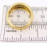 14k Yellow Gold 3/4ct Genuine Natural Diamond Ring Band (#J3920)