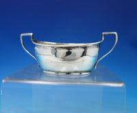 English Georgian Sterling Silver Salt Cellar Master GW Interior w/ Handles #6845