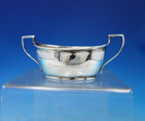 English Georgian Sterling Silver Salt Cellar Master GW Interior w/ Handles #6845