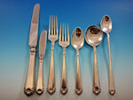 George II Rex by Watson Sterling Silver Flatware Set for 8 Service 58 pieces