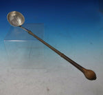 Coin Silver Claret Ladle with Wood Handle Dated 1748 13 1/2" Serving Heirloom