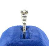 Vintage 14k Gold 1/2 Carat Genuine Natural Diamond Engagement Ring (#J5356)