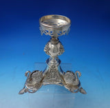 Silverplate Centerpiece with Swans and Mythical Animals c1880 7 1/4 #5444