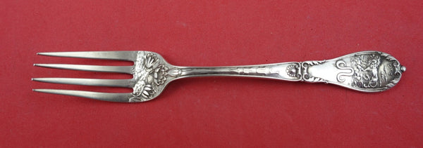Zodiac By Gorham Sterling Silver Tea Fork "Leo" July  5 3/4"