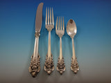 Grande Baroque by Wallace Sterling Silver Flatware Set 24 Dinner Service 203 Pcs