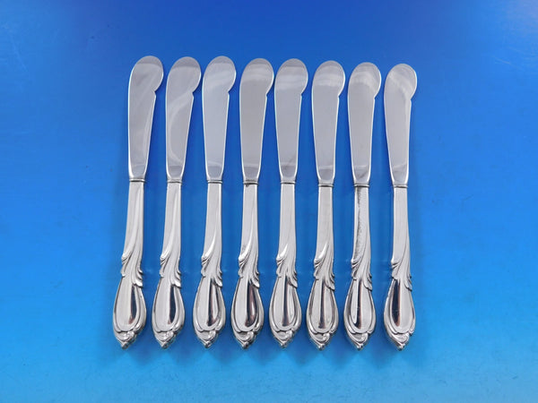 Rhapsody New by International Sterling Silver Butter Spreader HH Pad Set 8 pcs