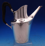Charlotte by Hans Hansen Danish Sterling Silver Tea Set 4pc #464 (#5190) Modern