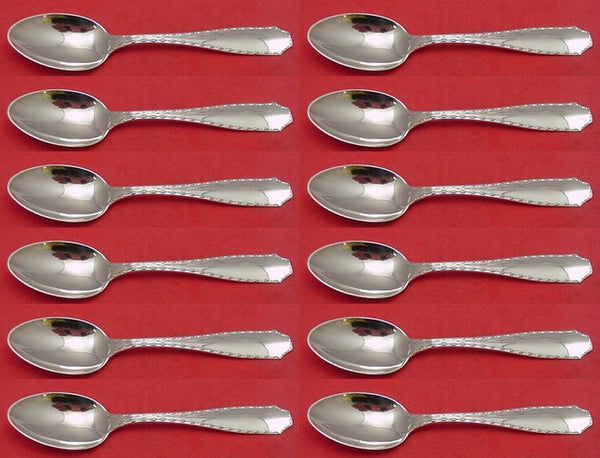 Marquise by Tiffany and Co Sterling Silver Teaspoon Set of 12 pcs 5 3/4"