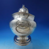 Coin Silver Tureen w/ Cover Applied 3-D Grasshopper Ring Handles 55.1ozt (#6036)