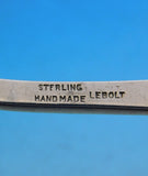 Lebolt Sterling Silver Flatware Set Chicago 76 pcs Arts & Crafts R monogram