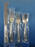 Milburn Rose Westmorland Sterling Silver Flatware Set Service 56 pcs Dinner New