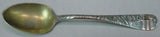 Number 38 Engraved by Towle Sterling Silver Demitasse Spoon Gold Washed 4 1/2"