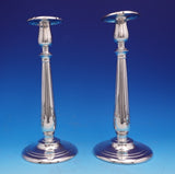 Lady Diana by Towle Sterling Silver Candlestick Pair #37300 10 1/4" Tall (#9065)