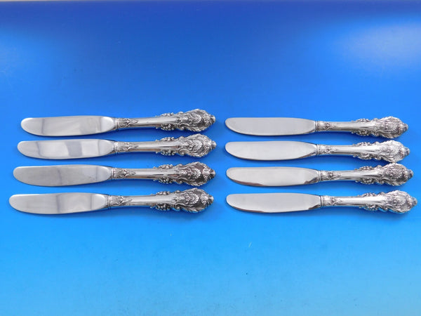 Sir Christopher by Wallace Sterling Silver Butter Spreader HH Mod Set 8 pcs
