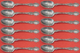 Violet by Wallace Sterling Silver Teaspoon Set 12 pieces 6"